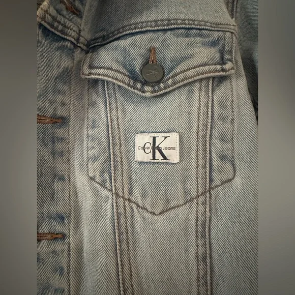 Vintage 90s Calvin Klein Jean Jacket - Small - Picture 6 of 6